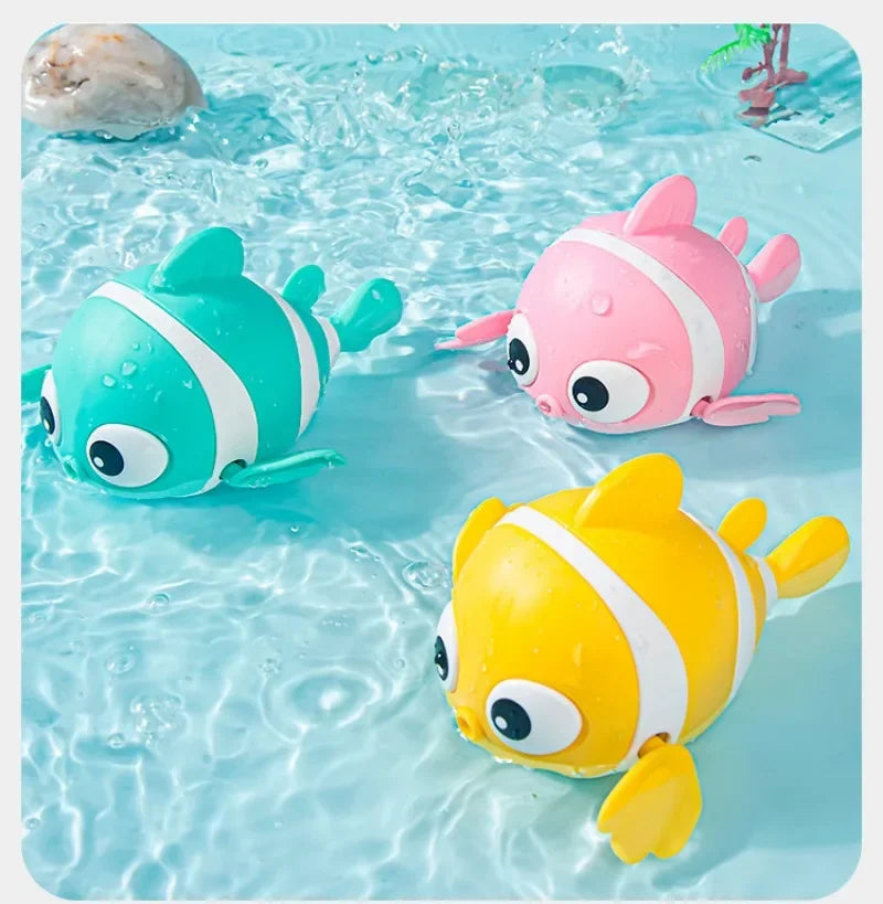 Bath Toys Cute Swimming Duck for Toddlers 1-3 Years Old Floating Wind Up for Boy Girl New Born Baby Bathtub Toddle Plastic Toys