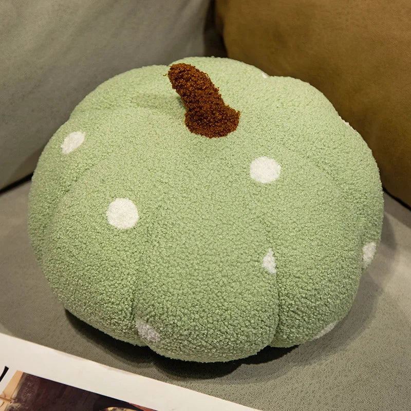 18-35cm Kawaii Simulation Nordic Halloween Pumpkin Plush Toys Lovely Soft Plant Stuffed Doll Holidays Props Decor Throw Pillow