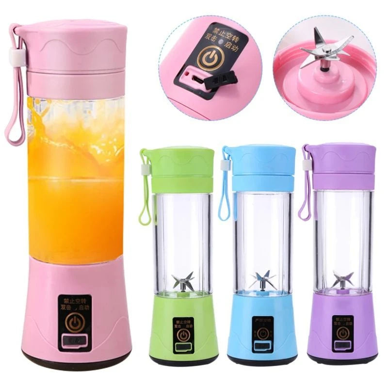 Mini Juicer Portable Blender Fruit Milkshake Handheld Electric Juicer USB Rechargeable Multifunction Blender Kitchen supplies