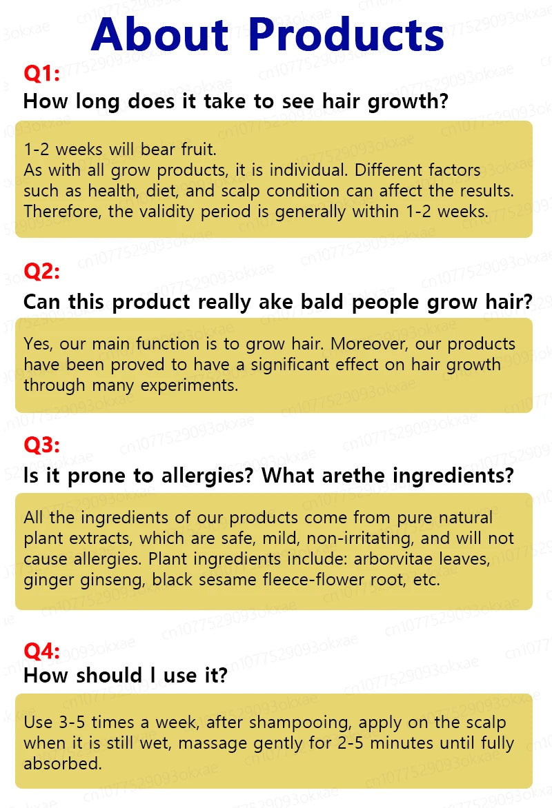 The most effective hair growth essential oil in 2024. Experts authoritatively certified,effective in repairing baldness and hair