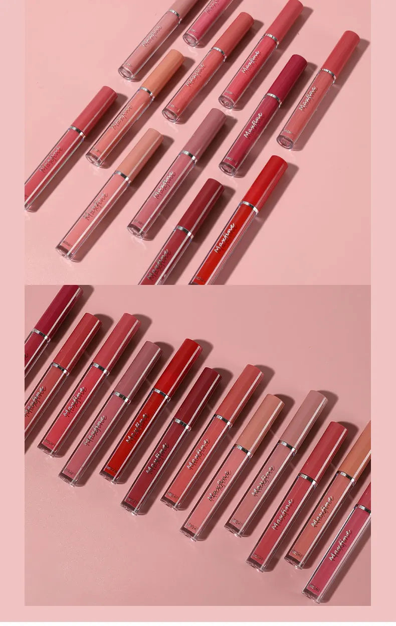 6-color Lip Gloss Liquid Lip Gloss Cosmetic Liquid Lipstick Stain-proof Waterproof Lip Gloss