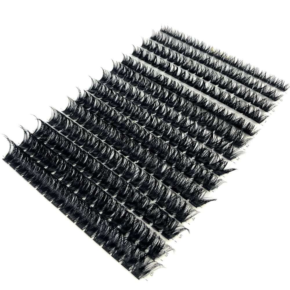 30D 40D 60D 80D Mixed Tray Individual Lashes 3D Russia Volume Eye Lashes Soft Natural Lashes Mink Lash Cluster False Eyelashes