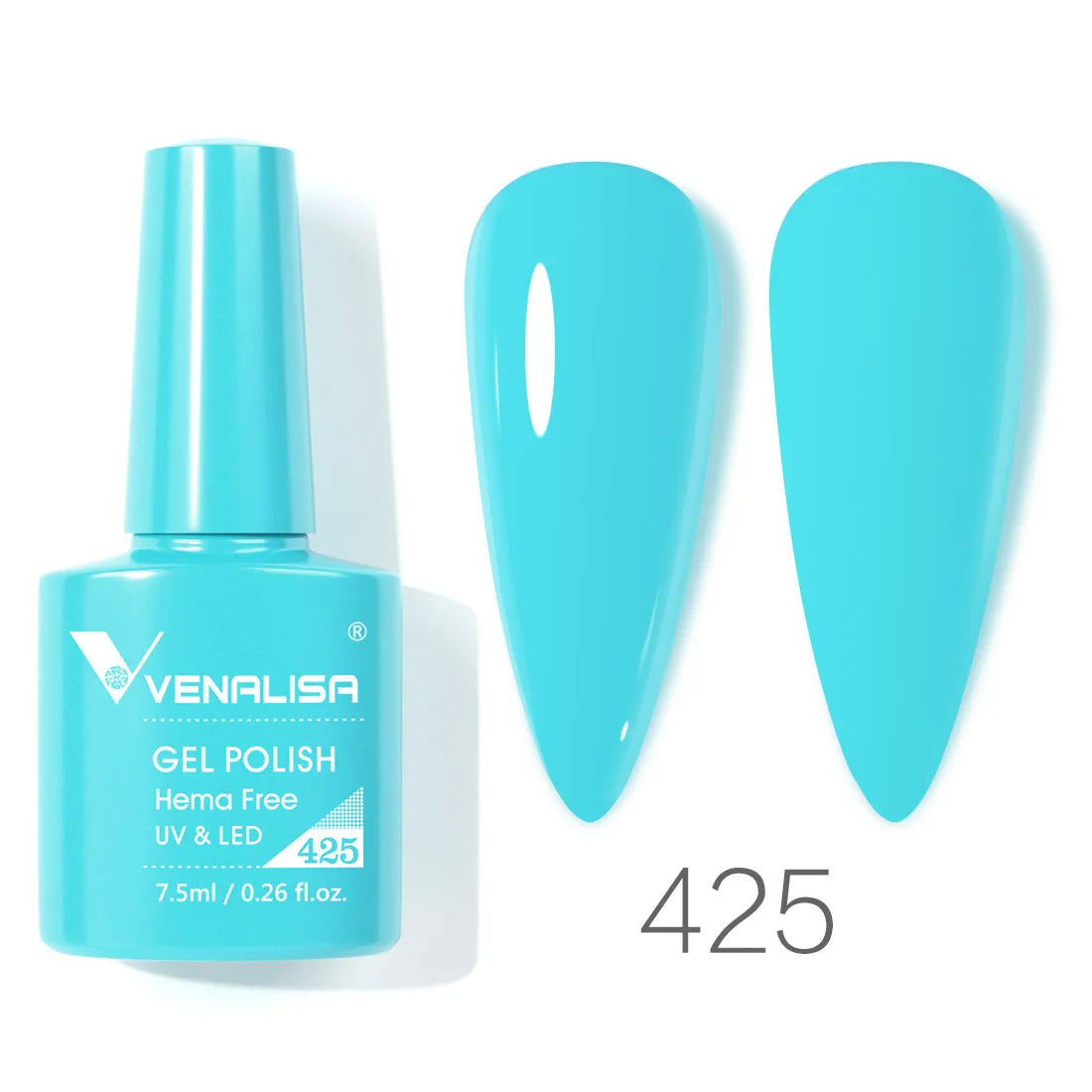 Venalisa Nail Gel Polish 7.5ml HEMA FREE Soak Off UV LED Gel Varnish Full Coverage Super Texture Gorgeous Nail Manicure