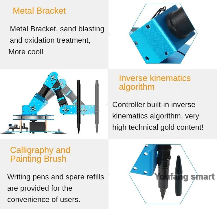 XY Plotter Drawing Robot Manipulator APP Drawing Robotic Arm For Writing Arm Kit APP Control Smart XY Writing Programmable Robot