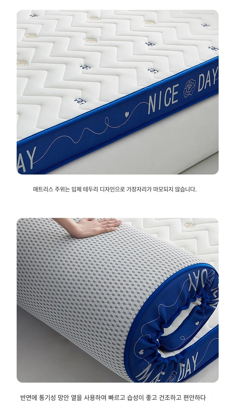 Sponge Mattress, Single Person Sponge Mattress for Student Dormitories, Tatami Mats, Floor Mats, Sleeping Mats with Latex Layer