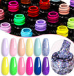 LILYCUTE 129 Colors 7ML Nail Gel Polish Nail Supplies Vernis Semi Permanent Nail Art Manicure Soak Off LED UV Gel Nail Varnishes