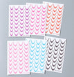 6pcs French Manicure Sticker Gradient Stripe Lines Sliders For Nails Ombre Designs Self-Adhesive Nail Art Decals DIY Decoration