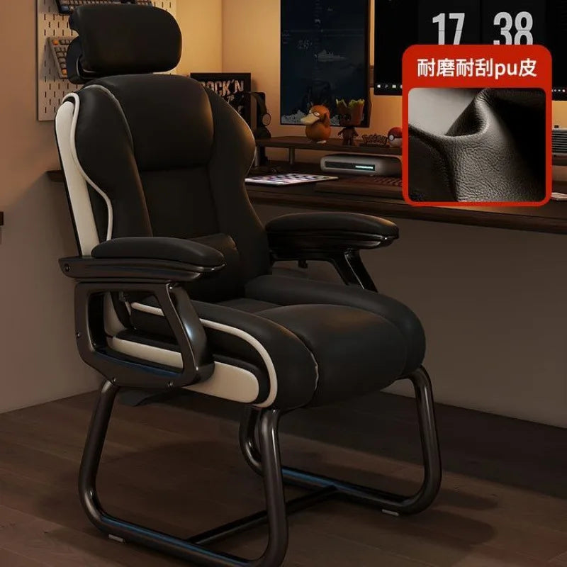 Computer Chair Comfortable Sitting Bow Shaped Reinforced Office Chair Reclining Sofa E-sports Boss Chair Dropshipping New