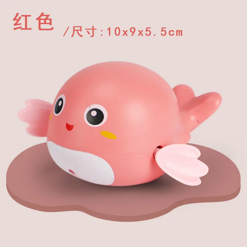 Bath Toys Cute Swimming Duck for Toddlers 1-3 Years Old Floating Wind Up for Boy Girl New Born Baby Bathtub Toddle Plastic Toys