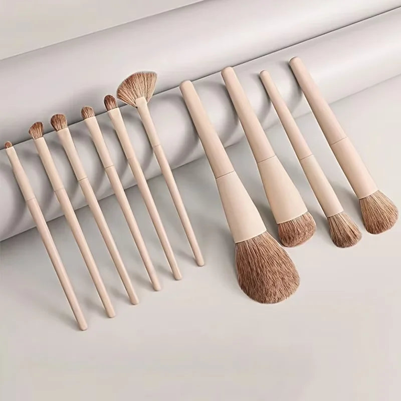 13 PCS Makeup Brushes Set Eye Shadow Foundation Women Cosmetic Brush Eyeshadow Blush Beauty Soft Make Up Tools Bag