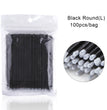 100PCS/Bag Eyelash Brushes Disposable Cotton Swab Micro Individual Eyelashes Microbrush Lash Removing Lash Extension Accessories