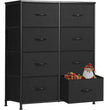 Dresser for Bedroom Tall Drawer Dresser Organizer Storage Drawers Fabric Storage Tower with 8 Drawers, Chest of Drawers