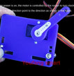 SG90 4 DOF Unassembly Acrylic Mechanical Arm Bracket Robotic Manipulator Claw For Arduino UNO Learning DIY Kit Programmable Toys