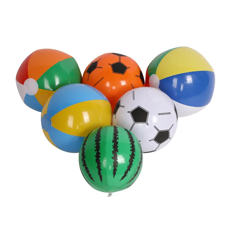 6 Styles Kids Inflatable Water Games Beach Ball Swimming Pool Toys Summer Outdoor Fun Play Water Balloon Prop for Children Gifts