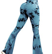 Tie-dye High-waisted Tummy Control Yoga Exercise Flared Pants