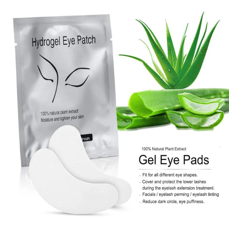 50 Pairs Eyelash Under Eye Patches Eye Pad Isolation Remove Hydrogel Eye Patch Sticker Gasket Eyelash Extension Makeup Tools