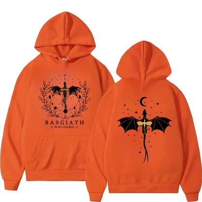 Basgiath War College Cotton Hoodies Fourth Wing Women Men Clothing Printed Graphic Spring Autumn Sweatshirt Streetwear Tops