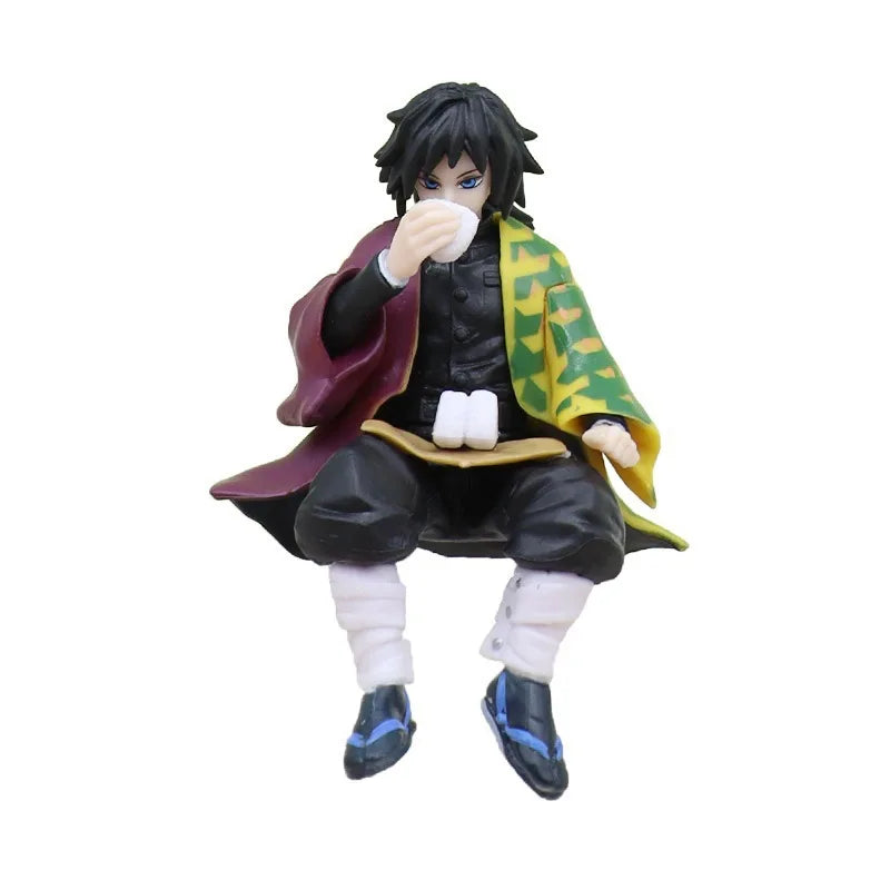 Demon Slayer Anime Figure Kimetsu no Yaiba Action Figure Nezuko/Tanjirou/Zenitsu/Inosuke/Shinobu/Miritsu Figurine Doll Toys Gift