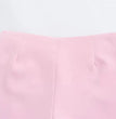 2024 Pink White Mini Skirt Woman Fashion Bow Skort For Women Summer Slit Short Skirt Woman Split High Waist Skirt Shorts