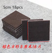 18-128 pcs Felt Chair Leg Pads 5mm Thick  Floor Scratch Protector Mat Mute Non-slip Self Adhesive DIY Furniture Accessories