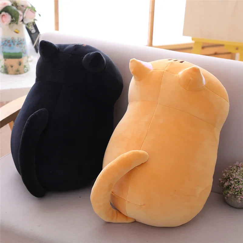 20cm Cute Soft Cat Plush Pillow Sofa Cushion Kawaii Plush Toy Stuffed Cartoon Animal Doll Lovely Gift