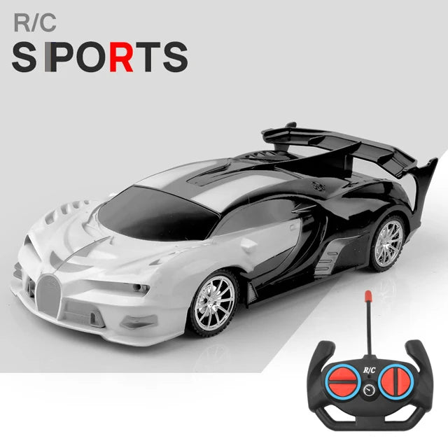 1/18 RC Car LED Light 2.4G Radio Remote Control Sports Cars For Children Racing High Speed Drive Vehicle Drift Boys Girls Toys