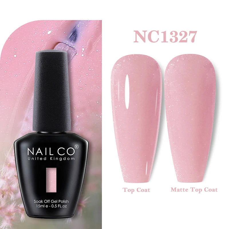 NAILCO 15ml Nail Gel Polish Vernis Semi Permanent UV Varnish Nails Art Manicure Design TOP BASE Hybrid Nail Supplies Nail Glue