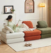 Single Person Sofa Tofu Cubes Home Furniture Living Room Sofa Bed Dual-use Tatami Minimalist Sofa muebles de la sala Apartment