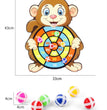 Montessori Dart Board Target Sports Game Toys For Children 4 To 6 Years Old Outdoor Toy Child Indoor Girls Sticky Ball Boys Gift