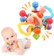 Baby Toy Manhattan Round Ball Soft Silicone Hand Grab Ball Rattle Infantil Chewable Teethers Toys For Infant 0-12months