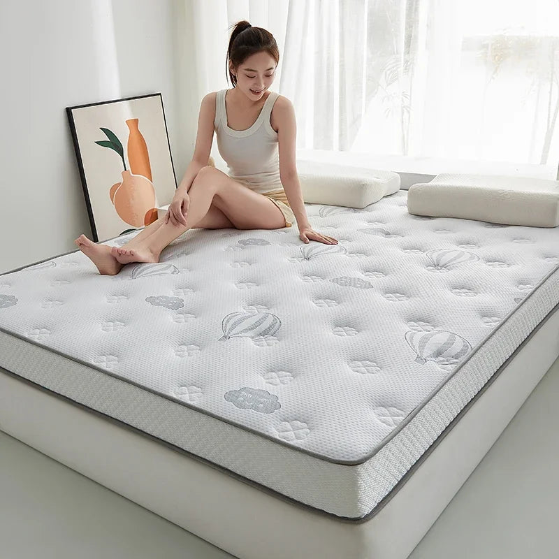 New Class A Knitted Embroidery Latex Mattress with Memory Foam and High Density Support for a Comfortable Sleep Tatami Mat