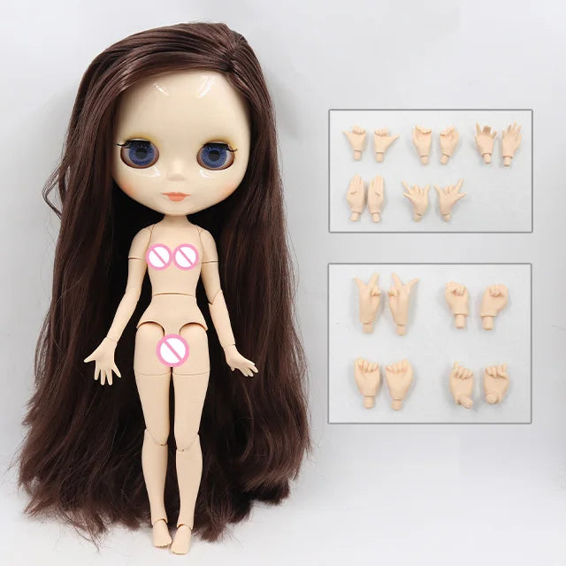 ICY DBS blyth doll 1/6 bjd toy joint body white skin shiny & matte face 30cm on sale special price toy gift anime doll