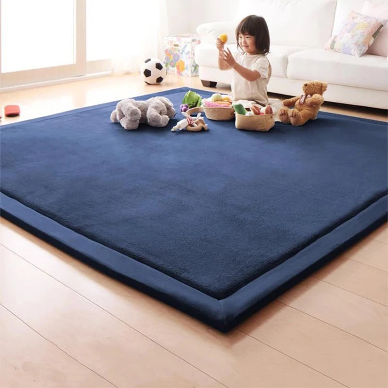 Latest Japanese Style 3CM Thickening Coral Fleece Velvet Mattress Camel Bed Mattress Living Room Tatami Carpet Baby Crawling Mat