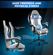 Gaming Chair, Backrest and Seat Height Adjustable Swivel Recliner Racing Office Computer Ergonomic Video Game Chair