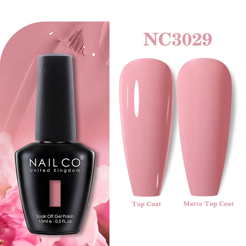 NAILCO 15ml Nail Gel Polish Vernis Semi Permanent UV Varnish Nails Art Manicure Design TOP BASE Hybrid Nail Supplies Nail Glue