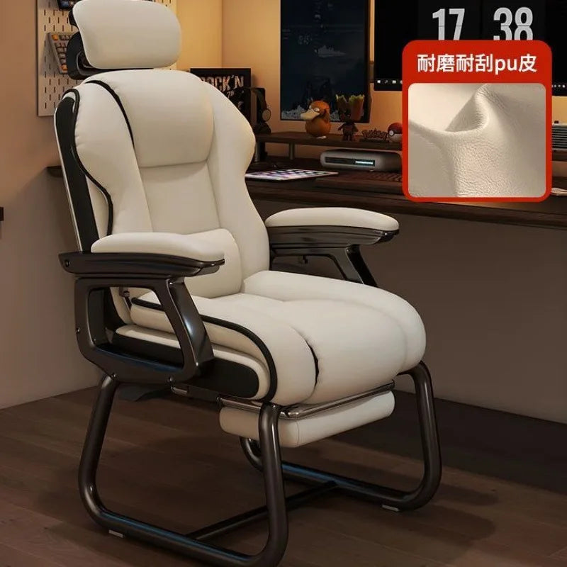 Computer Chair Comfortable Sitting Bow Shaped Reinforced Office Chair Reclining Sofa E-sports Boss Chair Dropshipping New