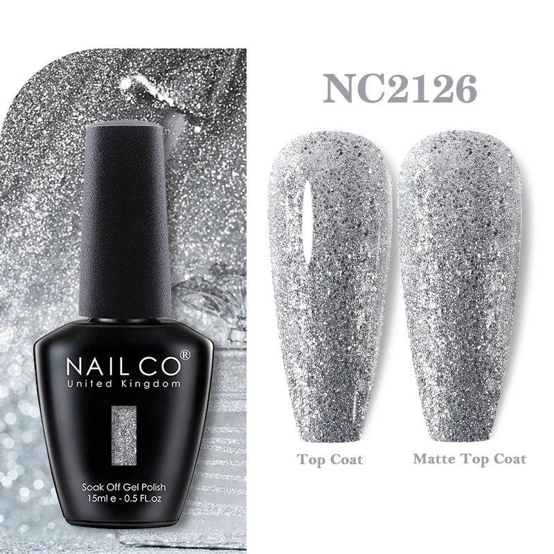 NAILCO 15ml Nail Gel Polish Vernis Semi Permanent UV Varnish Nails Art Manicure Design TOP BASE Hybrid Nail Supplies Nail Glue