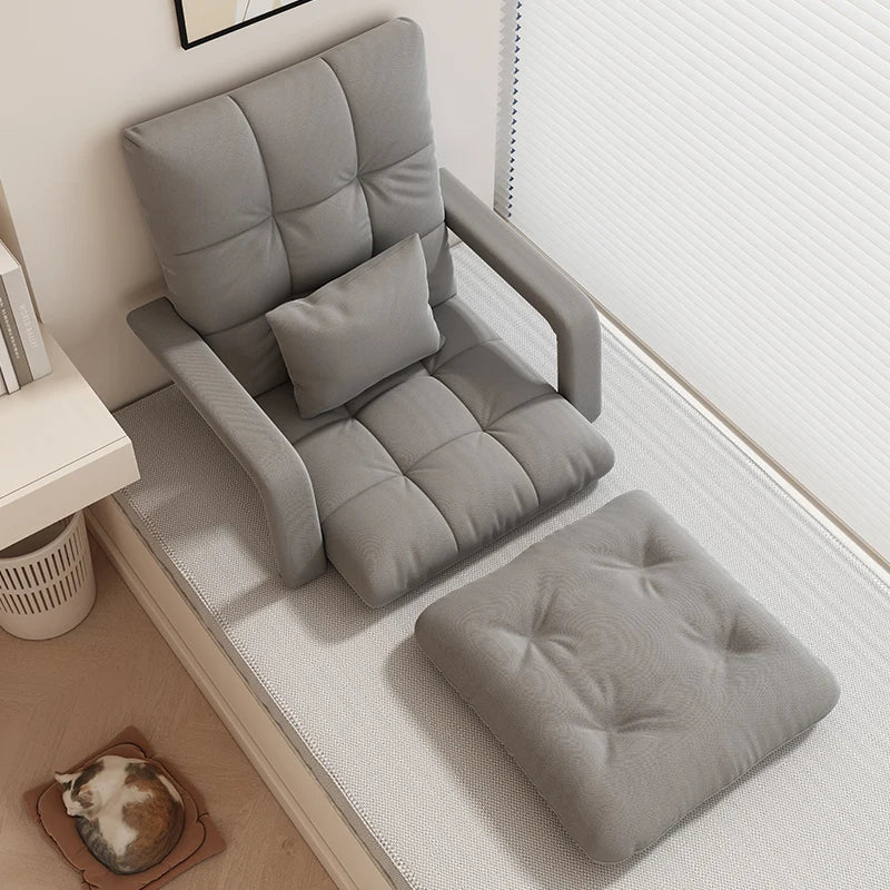 Lazy Sofa Bedroom Bay Window Folding Sofa Bed Can Lie Down and Sit on A Single Sofa Office Rest Sofa Chair