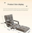 Lazy Sofa Bedroom Bay Window Folding Sofa Bed Can Lie Down and Sit on A Single Sofa Office Rest Sofa Chair