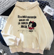 Mafalda hoodie graphic patterned funny youthful teen tracksuits athleisure harajuku