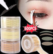 MJ Transparent Grey Beige Big Eyes Invisible Lace Mesh Fiber Self-adhesive Eye Patch Eyelid Double Eyelid Tape Sticker Makeup To