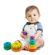 Montessori Rotating Rainbow Tower Baby Stacking Puzzle Toys Safety and Environmental Protection Colored Children's Toys Boy Girl