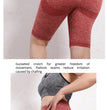 Women Butt Lifting Yoga Shorts Elastic Workout High Waist Tummy Control Ruched Booty Pants Seamless Gym Compression Tights