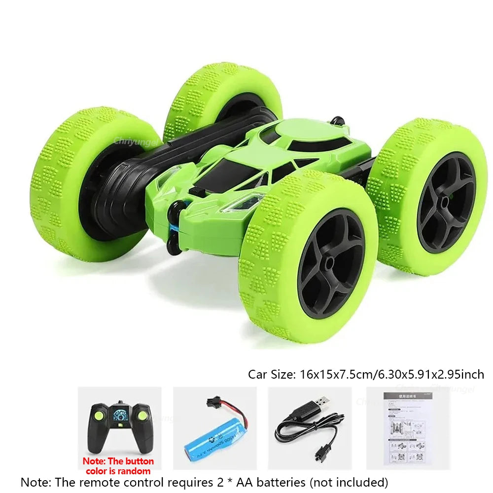 Rc Stunt Car Kids Double Sided Flip Remote Control Cars 2.4G High Speed 360° Rotation Drift Auto Toys Gifts for Boy Girl