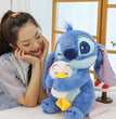 Disney Plush Doll Stitch Lilo Doll Cute Duck Stitch Plush Stuffed Toy Christmas Children's Birthday Gift Kawaii Decoration Toys