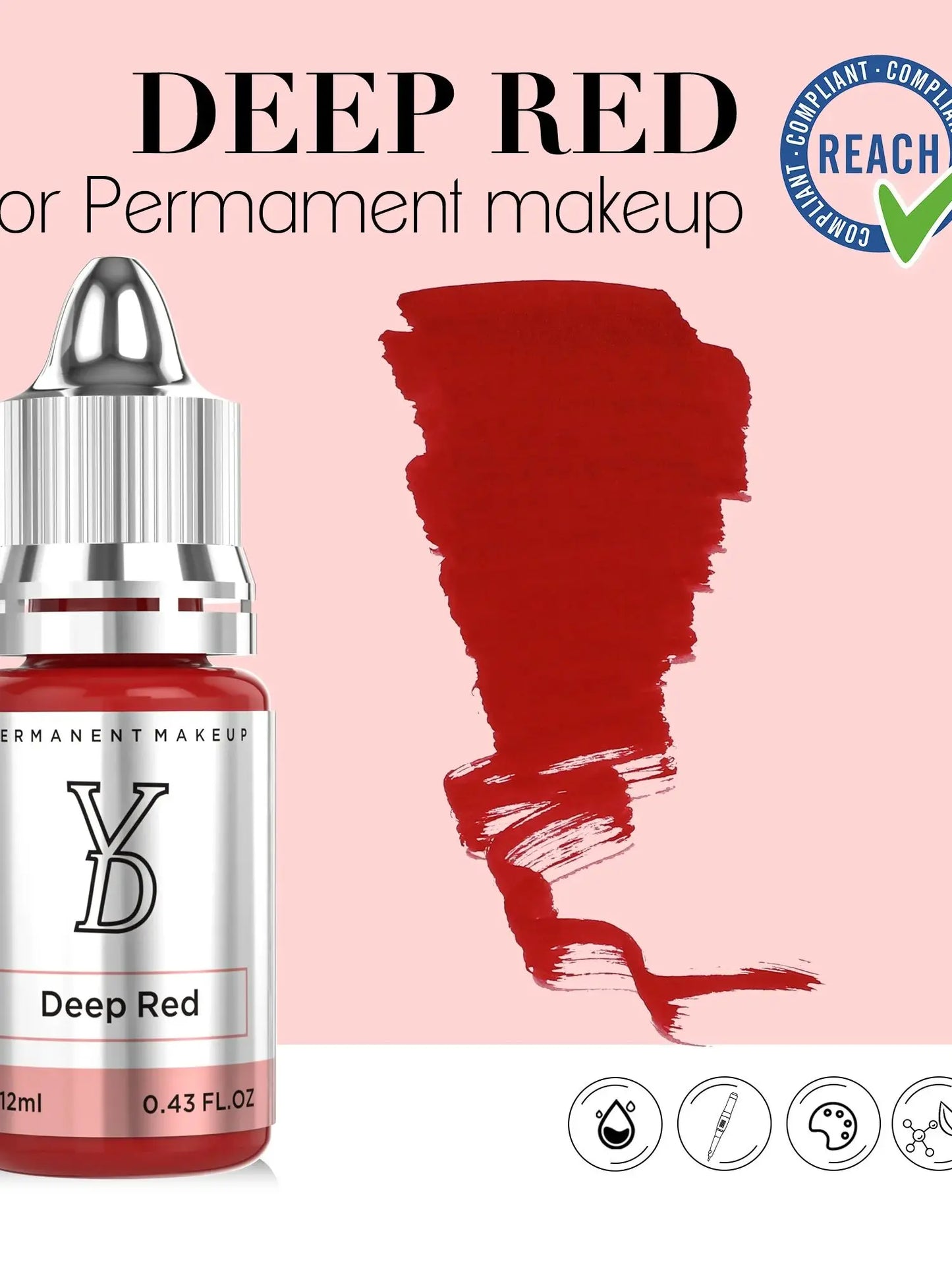 YDPMU Powder Liquid Pigment 12ML Lip Tattoo Ink Eyebrow Eyeline Pigments Professional Semi Permanent Makeup Tints Beauty Arts