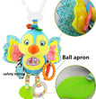 New Baby Animal Rattles Bed Stroller Bell Toys Newborn Grab Ability Training Dolls Educational Plush Infant Toy 0-12 Month