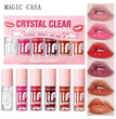 MAGIC CASA 6pcs/set Hydrating Jelly Lip Oil long-lasting Moisturizing  smooth shimmering Lip Hydrating Liquid