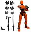 Titan 13 Action Figures T13 Figure 3D Printed Multi-Jointed Movable Lucky 13 Action Figure Nova 13 Action Figure Dummy