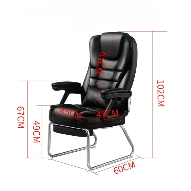 Home Computer Office Chair Comfortable Ergonomic Boss Recliner Office Chair Work Arm Silla Oficina Living Room Furnitures QF50BG